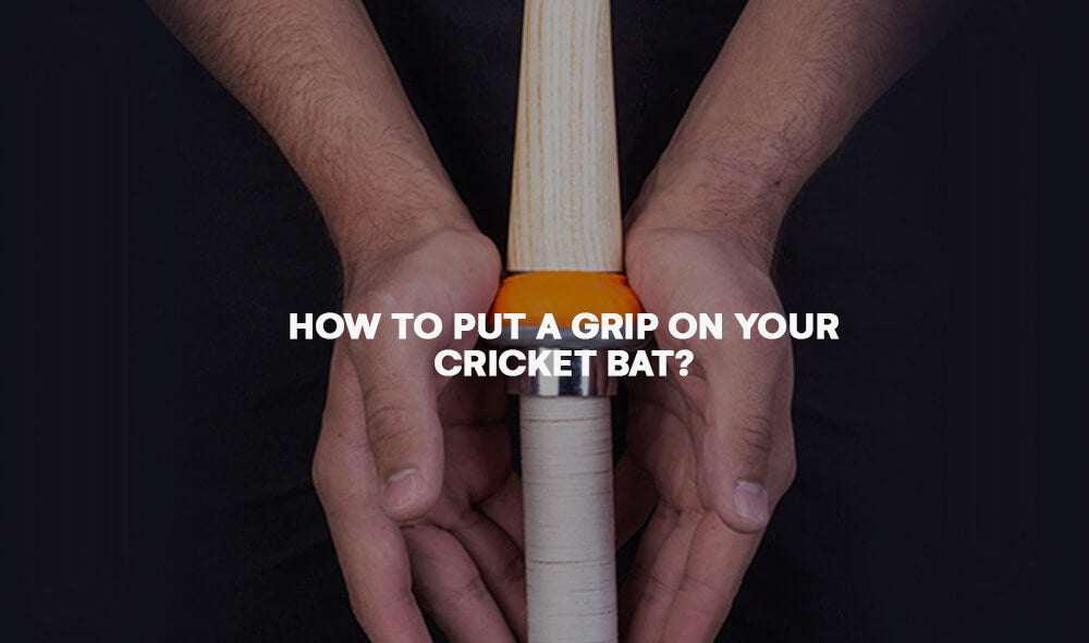 how to put a grip on your cricket bat 